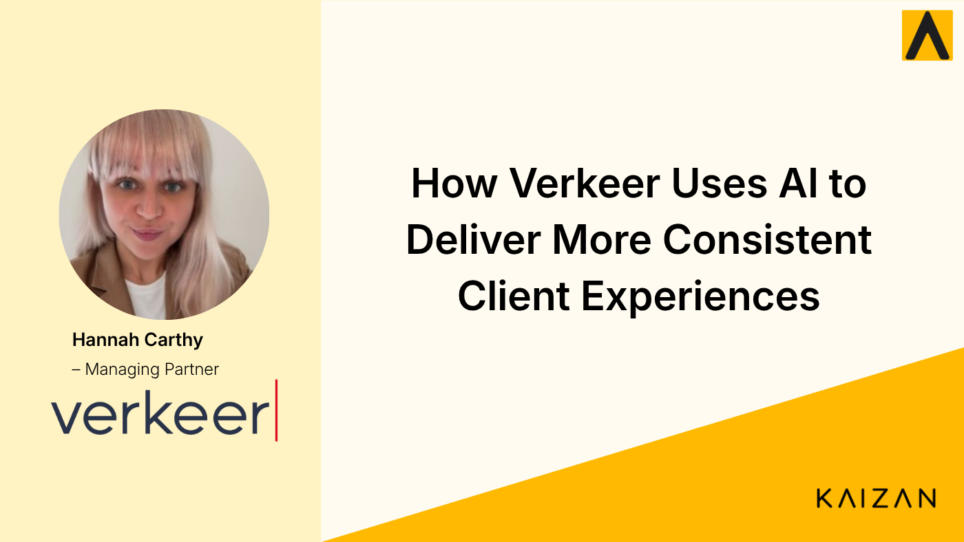 CS Leader Quick Fire Q&A: Hannah Carthy @ Verkeer