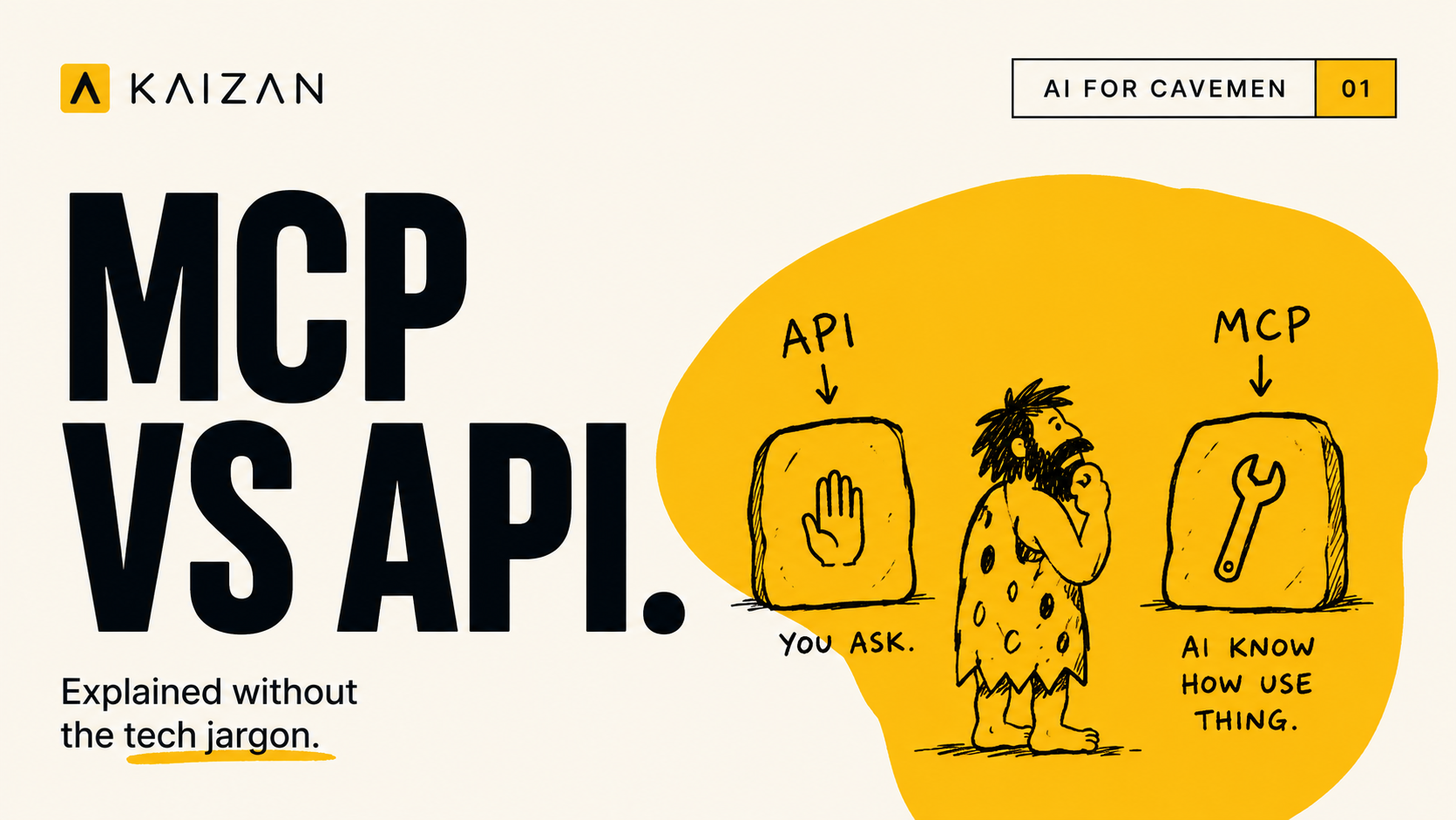MCP vs API, in Plain English