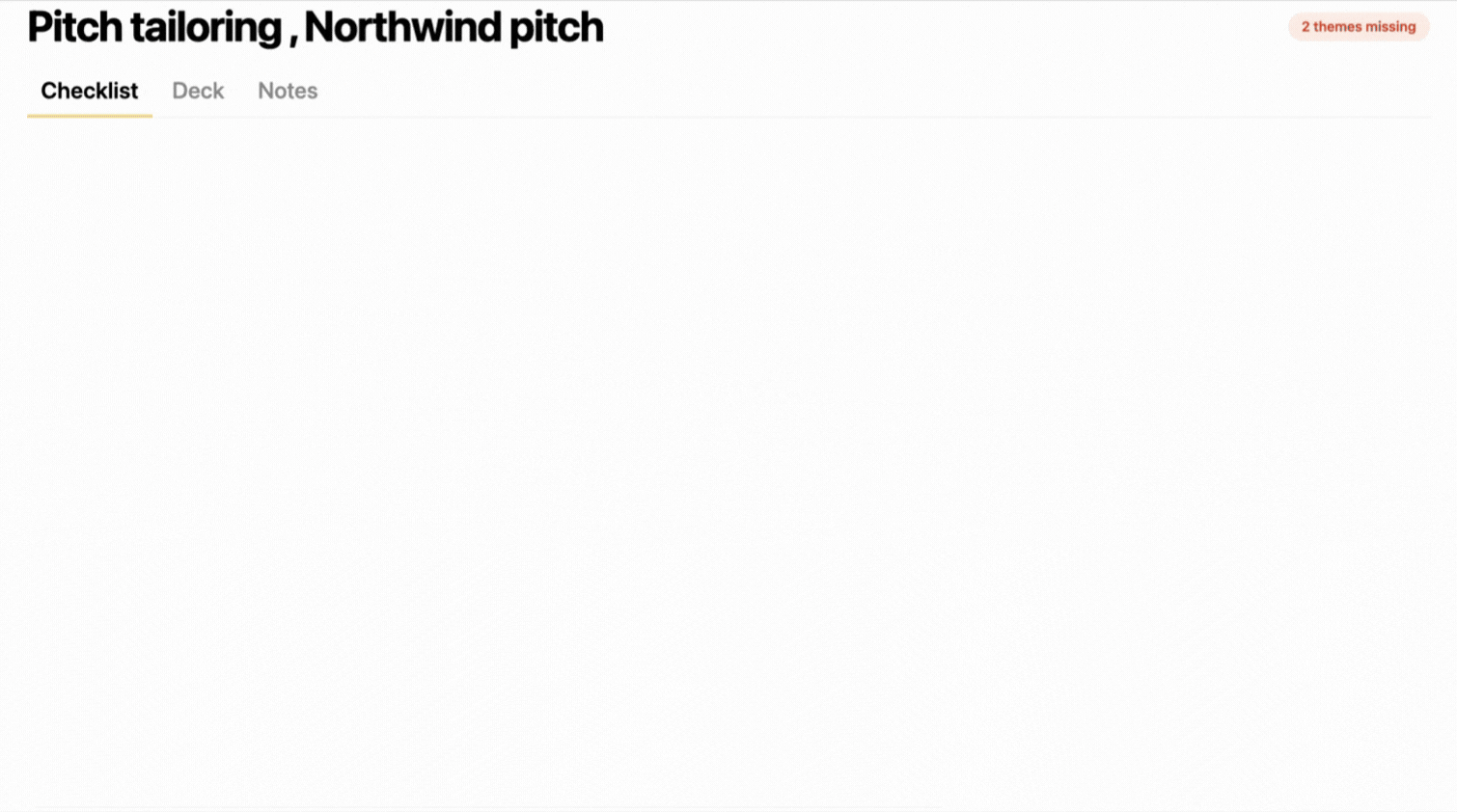 Pitch tailoring product loop