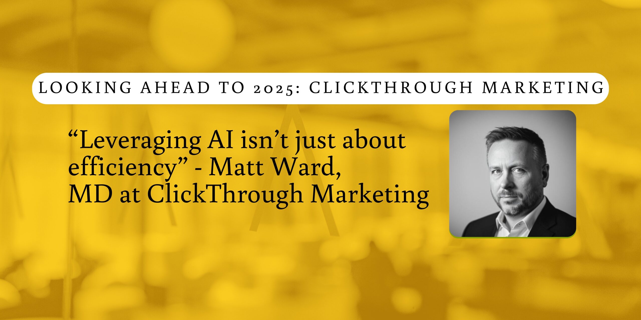 ClickThrough Marketing AI 2025 Prediction Website Banner