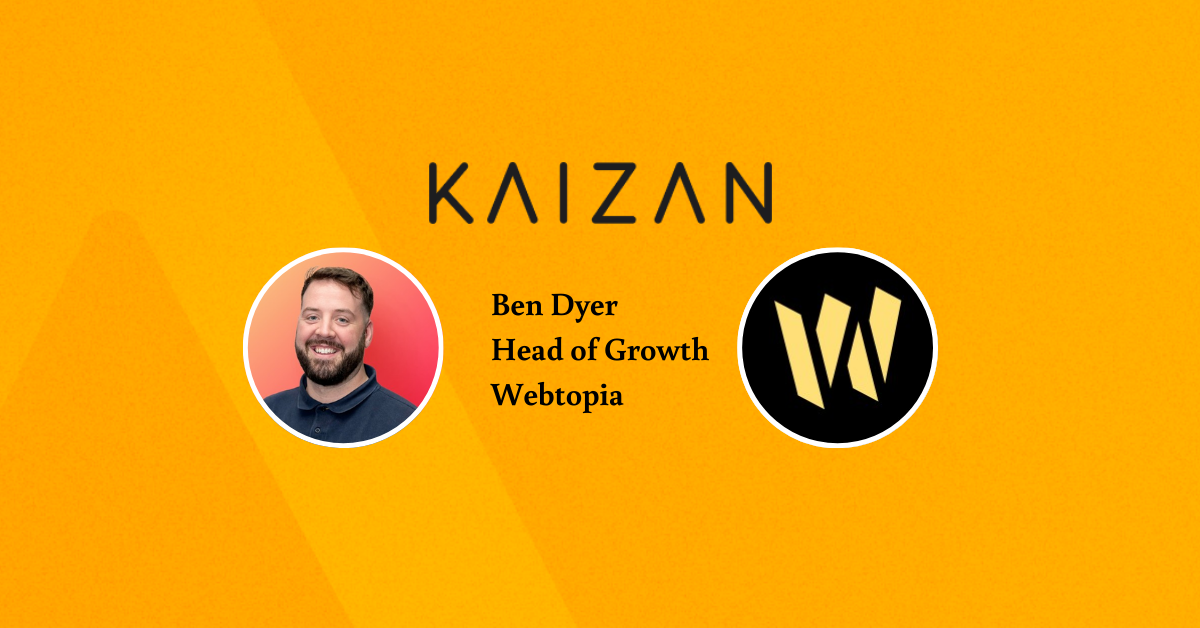 Insights from Ben at Webtopia